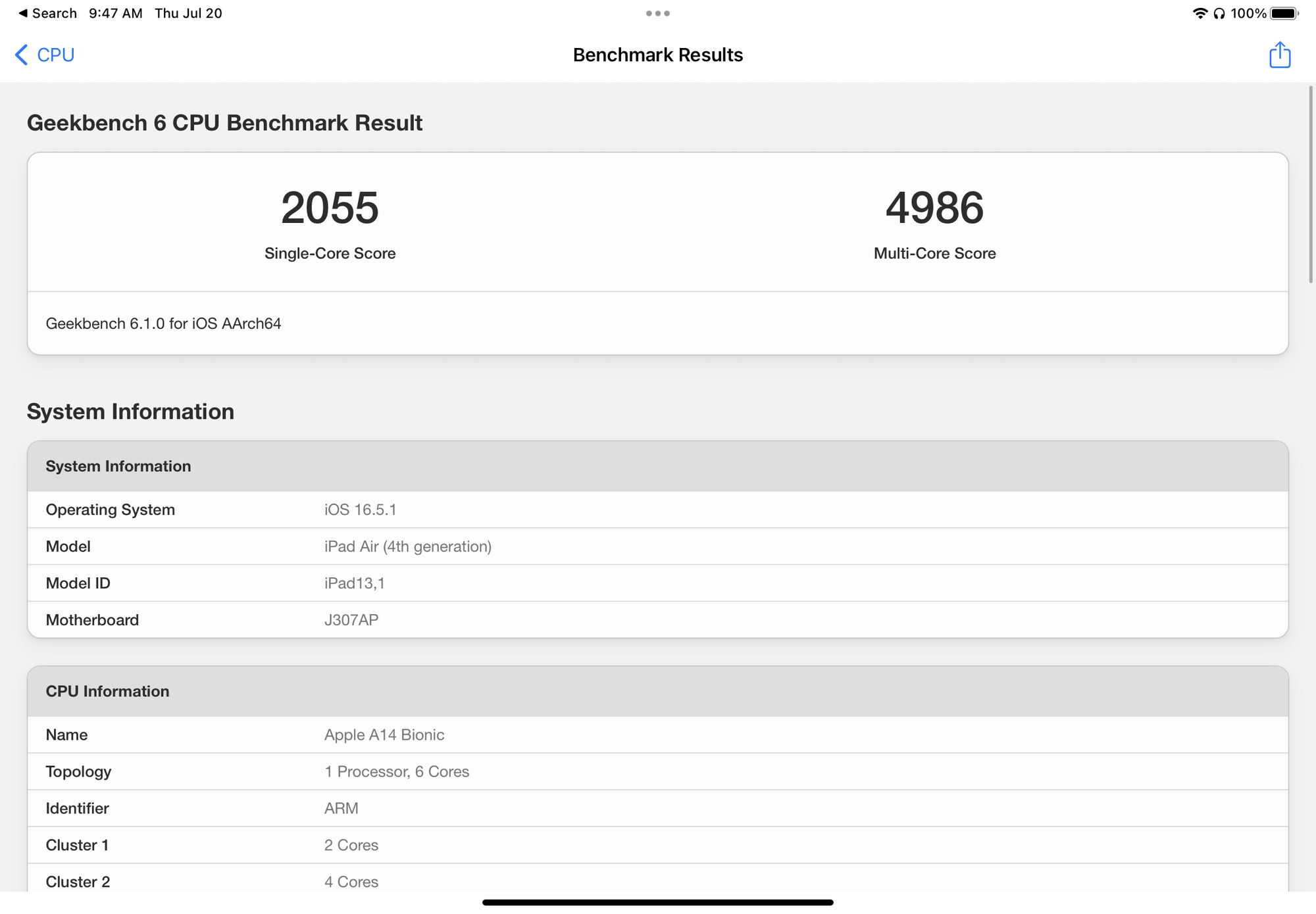 Geekbench 6 Benchmark across Devices