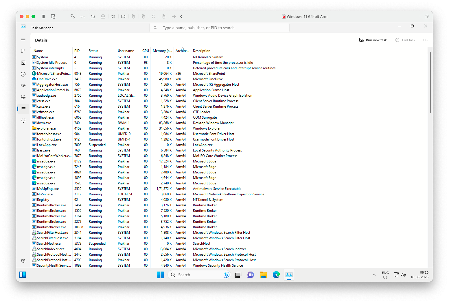 Windows on ARM64