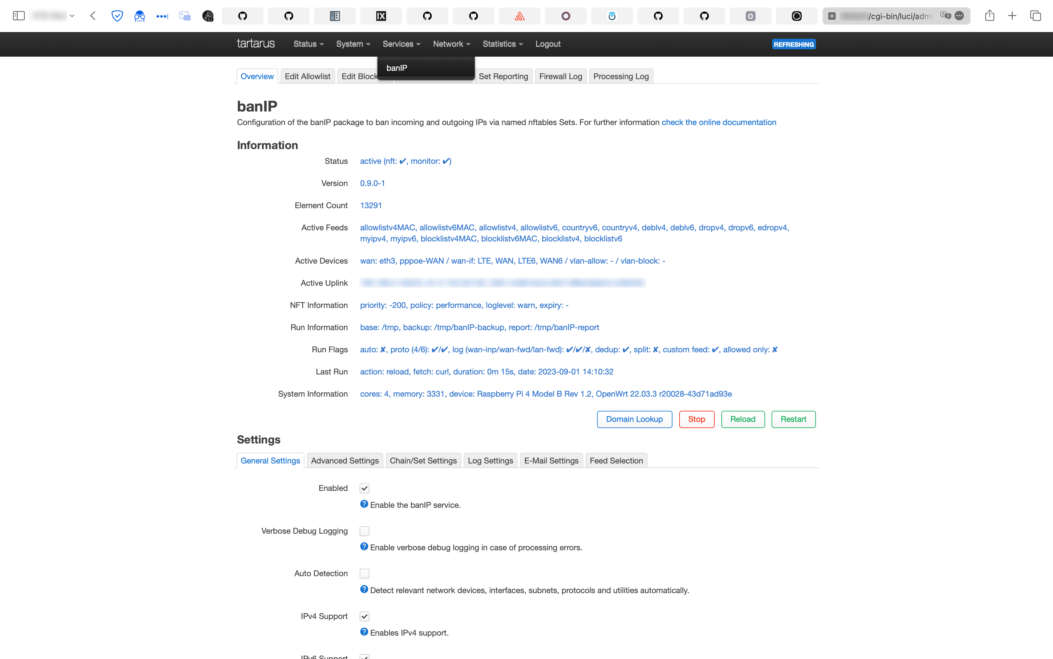 banIP - OpenWRT IP List Blocker